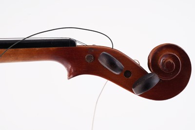 Lot 49 - A Compagnon violin; and a Chinese Lark violin