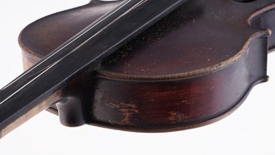 Lot 50 - A German trade violin