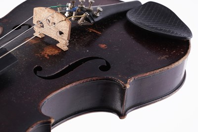 Lot 50 - A German trade violin