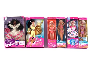 Lot 485 - A large collection of boxed Mattel Barbie and friends figures