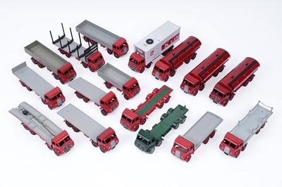 Lot 638 - A collection of Dinky diecast model Foden wagons