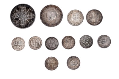 Lot 358 - Queen Victoria silver milled coinage