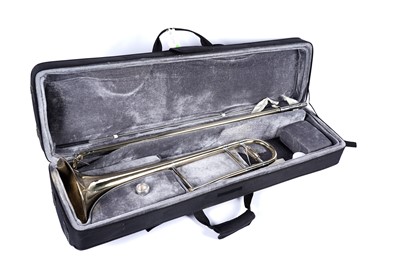 Lot 16 - A trombone stamped Hanson England