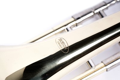 Lot 16 - A trombone stamped Hanson England