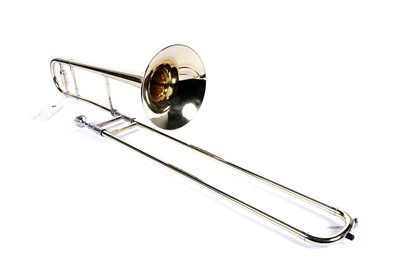 Lot 16 - A trombone stamped Hanson England