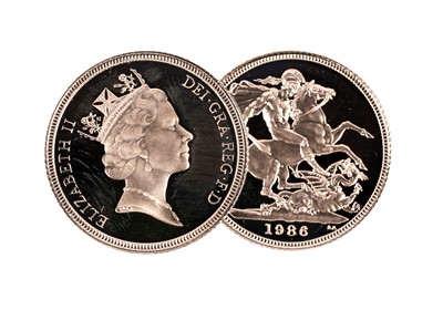 Lot 264 - Queen Elizabeth II gold proof sovereign, 1986