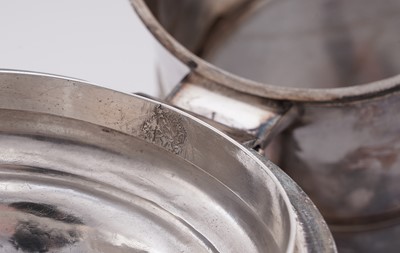 Lot 445 - A George II provincial silver tankard