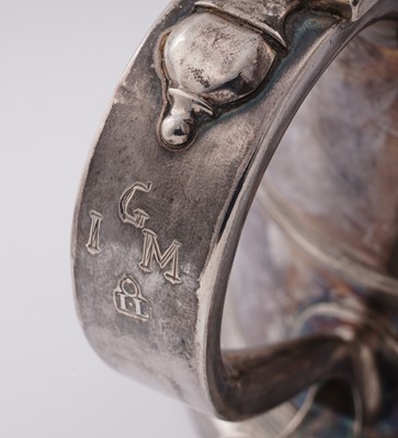 Lot 445 - A George II provincial silver tankard