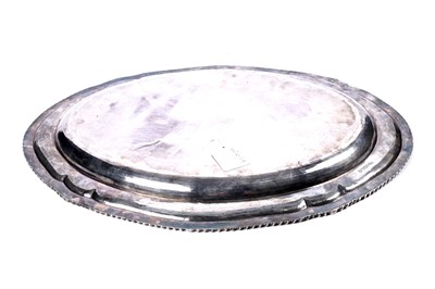 Lot 447 - Paul Storr: a George IV silver meat dish