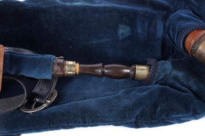 Lot 18 - A set of Northumbrian small pipes