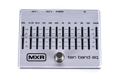Lot 168 - Three guitar pedals; and a tuner