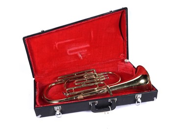 Lot 17 - A baritone horn; and a trombone