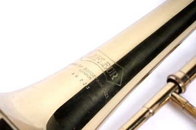 Lot 17 - A baritone horn; and a trombone
