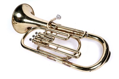 Lot 17 - A baritone horn; and a trombone