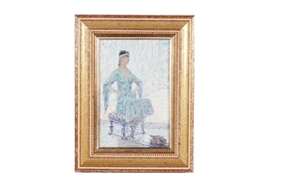 Lot 7 - George Sherwood Hunter - Salome with the head of John the Baptist | oil
