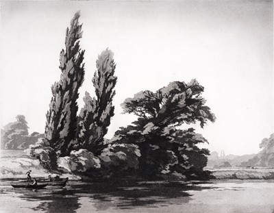 Lot 566 - William Palmer Robins - Isleworth, toward Kew | aquatint