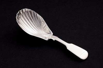 Lot 424 - A rare Scottish provincial silver caddy spoon