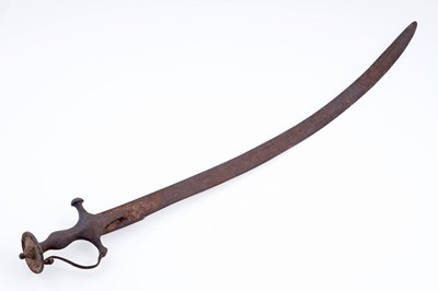 Lot 550 - A 19th Century Indian Talwar sword
