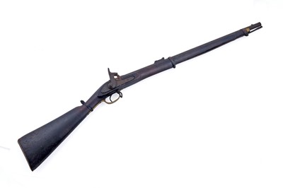 Lot 329 - A 19th Century percussion rifle