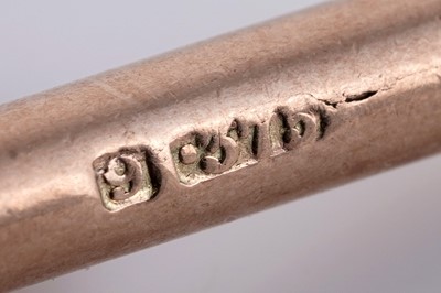 Lot 68 - A 9ct rose gold double "Albert" curb-link watch chain