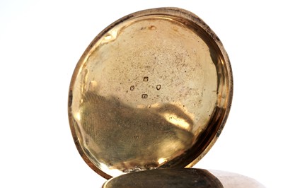 Lot 803 - M.J. Russell, London: an 18ct yellow gold cased hunter pocket watch