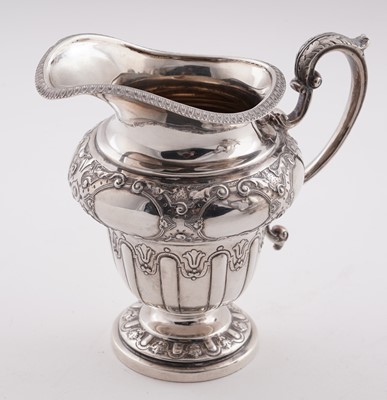 Lot 227 - A George V silver four-piece tea service
