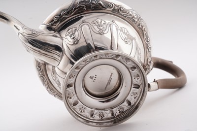 Lot 227 - A George V silver four-piece tea service