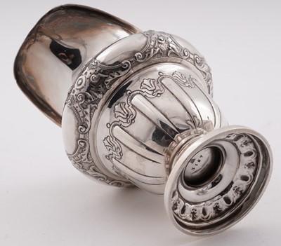 Lot 227 - A George V silver four-piece tea service