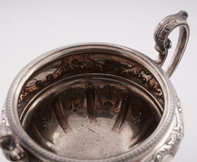 Lot 227 - A George V silver four-piece tea service