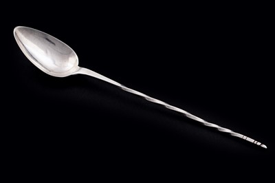 Lot 634 - A George III Scottish provincial silver masking spoon