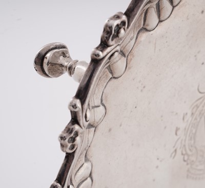 Lot 541 - Caribbean silver: an early 18th Century colonial silver salver