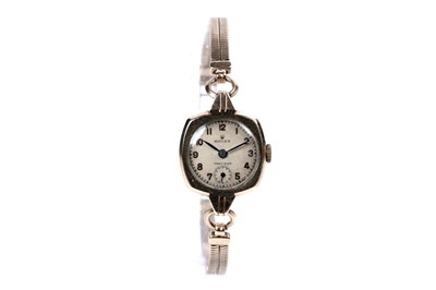 Lot 758 - Rolex Precision: a 9ct yellow gold cased manual wind cocktail watch