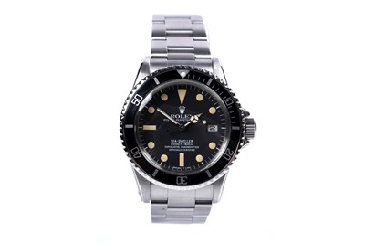 Lot 602 - Rolex Oyster Perpetual Date Sea-Dweller 'Great White': a stainless steel cased automatic wristwatch