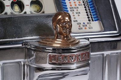 Lot 48 - Jennings & Company Chicago Illinois, ‘The Governor’, Indian head mascot chrome plated one arm bandit