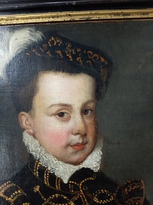 Lot 223 - After Francois Clouet - Portrait of Hercule-François, Duke of Alençon and of Anjou | oil