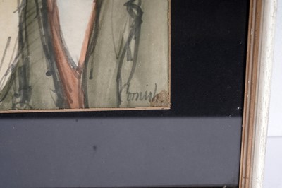 Lot 271 - Norman Stansfield Cornish - Man in Cap | mixed media