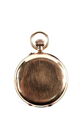 Lot 808 - J Pearson, Bishop Auckland: an 18ct yellow gold cased open faced pocket watch