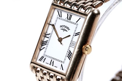 Lot 788 - Rotary: a 9ct yellow gold wristwatch