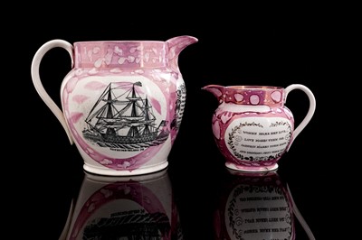 Lot 433 - Two Sunderland jugs