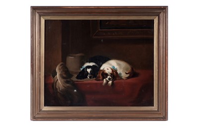 Lot 550 - After Sir Edwin Henry Landseer - The Cavalier's Pets | oil