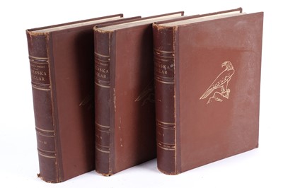 Lot 210 - Three volumes of Svenska Faglar Efter Naturen Och Pa Sten Ritade