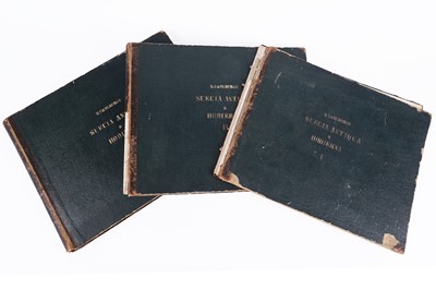 Lot 214 - Three volumes of Suecia Antiqua & Hodierna | c.1850