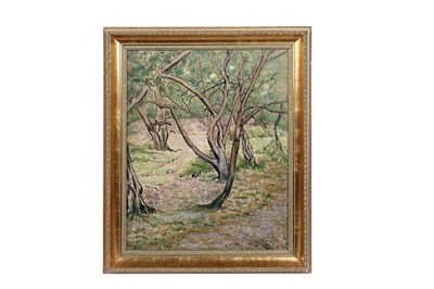 Lot 541 - Edmond Kapp - Woodland scene | oil