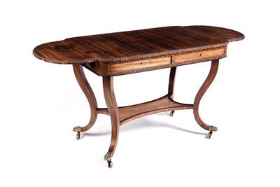 Lot 570 - Attributed to William Trotter: a Regency mahogany sofa table