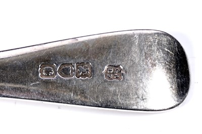 Lot 254 - A late Victorian canteen of silver flatware