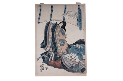 Lot 609 - Two Japanese ukiyo-e woodblock prints