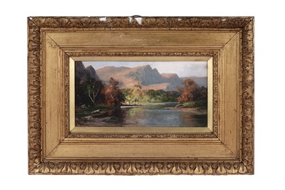 Lot 539 - Francis "Frank" Thomas Carter - Hazy sunlight and a tranquil river | oil