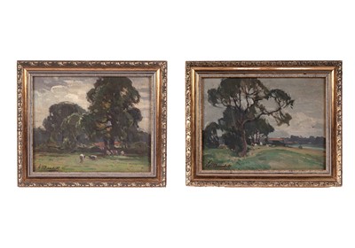Lot 640 - William Francis Burchell - Two impressionistic landscape views | oil