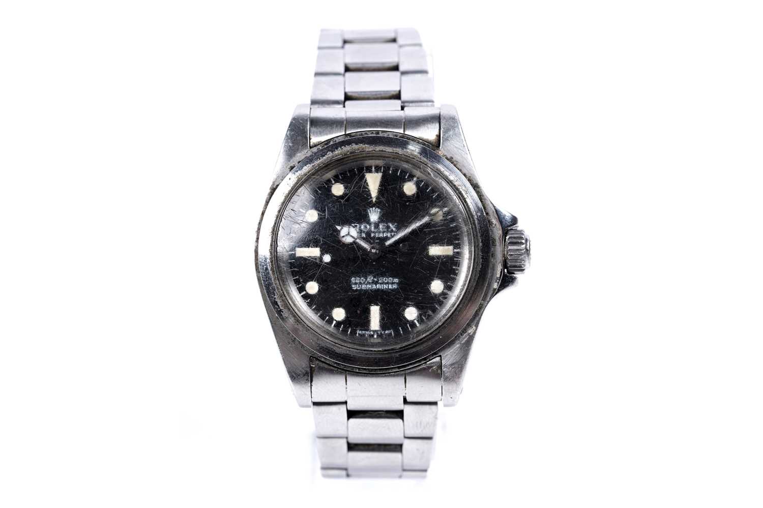 Lot 759 - Rolex Oyster Perpetual Submariner: a stainless steel cased automatic wristwatch