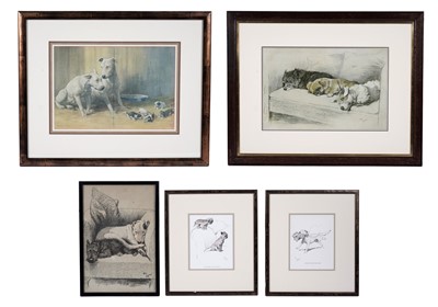 Lot 146 - After Cecil Aldin - Keep an Eye on Master, and The Pimple and His Friend | a group of various prints